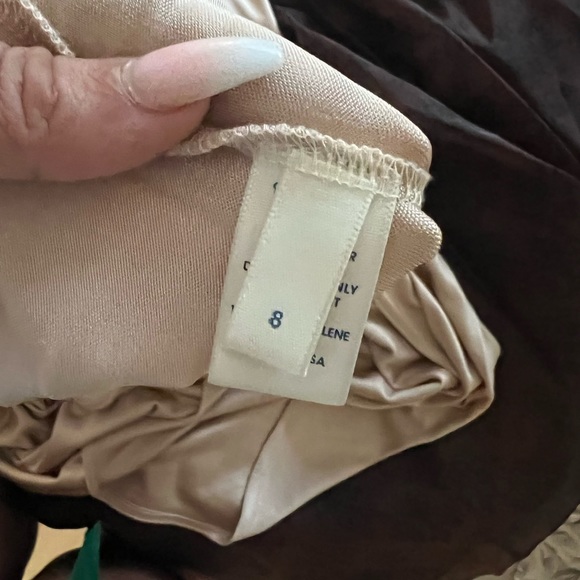 Rebecca Minkoff silk champagne dress - size 8 - Picture 3 of 3